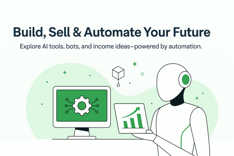 🔧 Top 5 Automation Tools to Start Selling Today